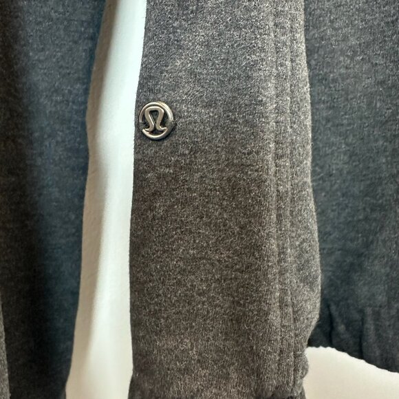 Lululemon After All Pullover Heathered Black Size 10 - Picture 15 of 16
